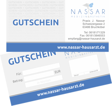 Gutscheine Ästhetik