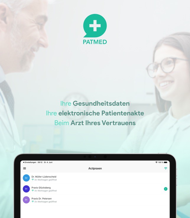PatMed auf dem Tablet